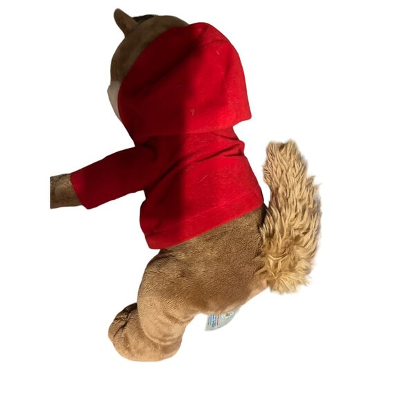 Build A Bear Alvin And The Chipmunks 13” Plush Toy Original Red Hoodie 2010 - Picture 3 of 6